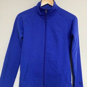 NWOT Tuff Athletics Full Zip Track Jacket S/P Royal Blue Stretchy Activewear